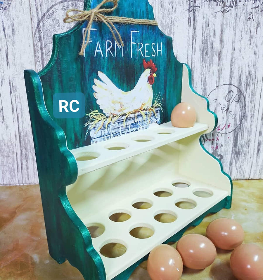 Req Craft Rak Telur Berhias