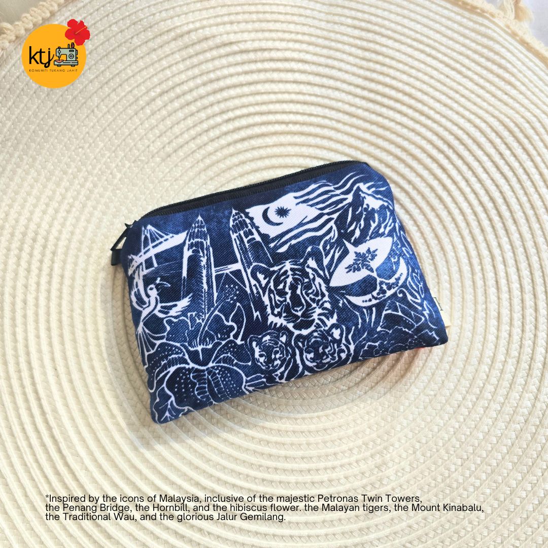 KTJ Dompet Syiling / Coin Pouch Jalur Gemilang — gambar 4