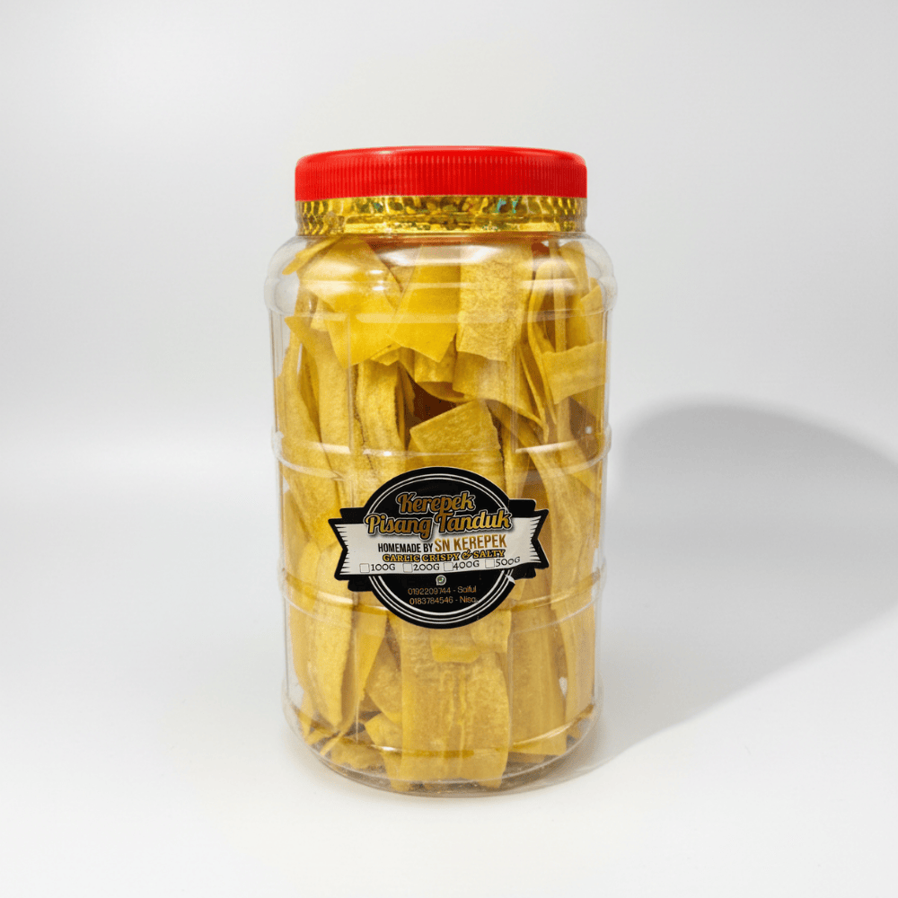 SN Kerepek Kerepek Pisang Tanduk Garlic 500g