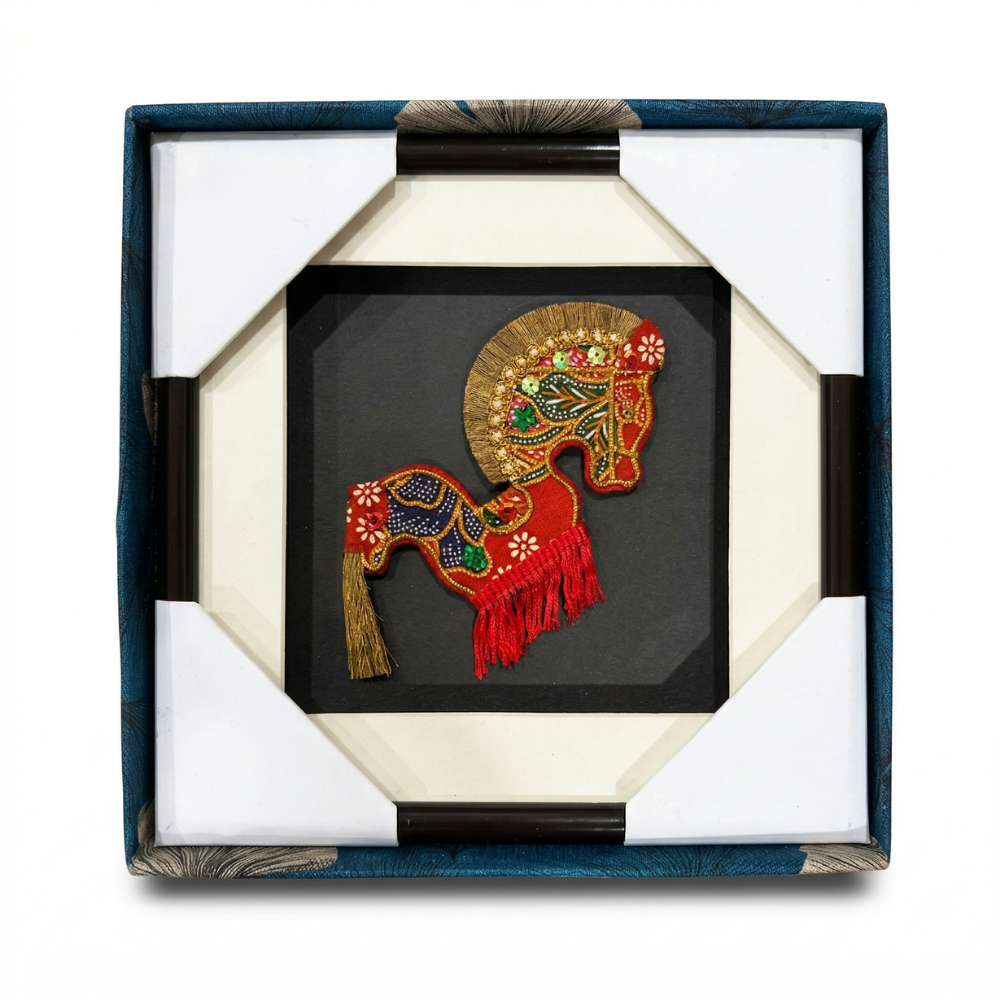 Kuda Kepang Batik Miniatur Berbingkai